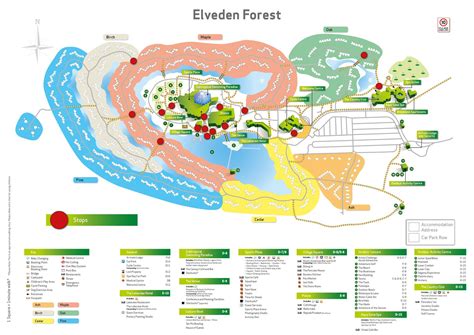 elveden forest centre parcs map gadgets