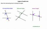 Angles Parallel Lines Geogebra Similar Intersecting Related Activity Triangle Resources sketch template