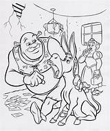 Shrek Coloring Pages Printable Donkey Fiona Color Disney Kids Movie Book Print Sheets Books Puss Ecoloringpage Minion Site Getcolorings Bestcoloringpagesforkids sketch template