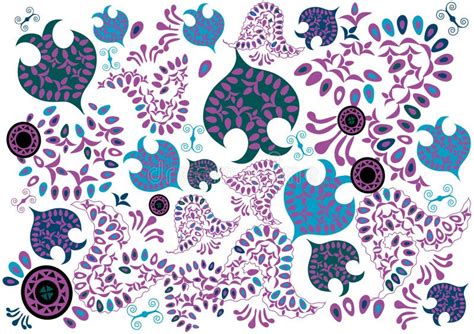 lilac pattern stock vector illustration  culture backgrounds