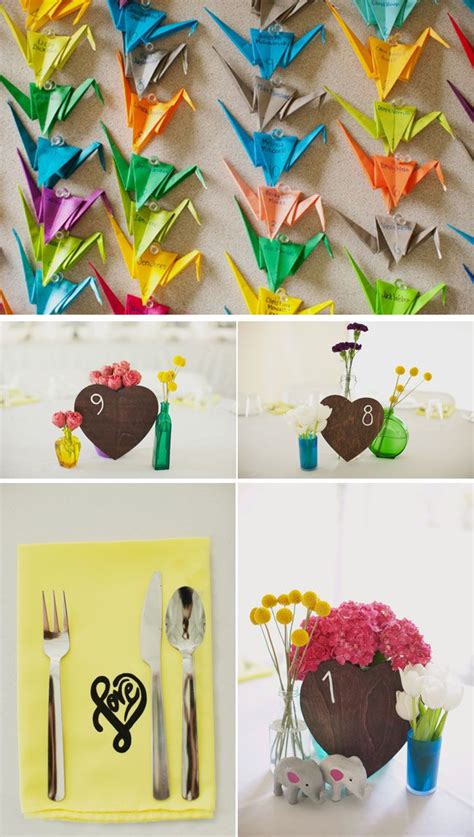 pictures  colorful paper cranes   wall