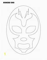Mask Luchador Coloring Membership Application Lucha Divyajanani Masks sketch template
