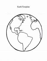 Globe Earth Template Printable Drawing Outline Clipart Planet Sketch Templates Kids Coloring Map Blank Clip Pages Globes Drawings Artsy Illustration sketch template