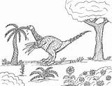 Therizinosaurus Coloring Pages Robin Great Cycad Browsing sketch template