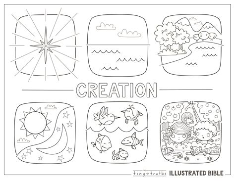 days  creation coloring book christopher myersas coloring pages
