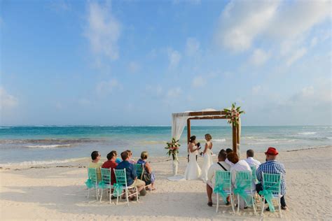 two brides sunset beach destination wedding mexico