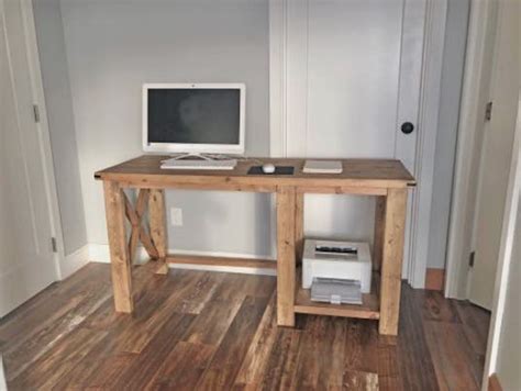 rustic  desk  woodworking plancom