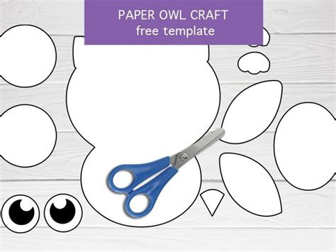 printable owl template  coloring page