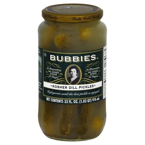 Bubbies Kosher Dill Pickles Shop Vegetables At H E B