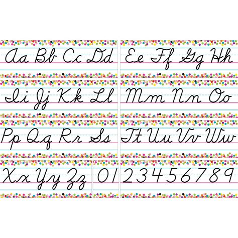 cursive alphabet display banner alphabetworksheetsfreecom