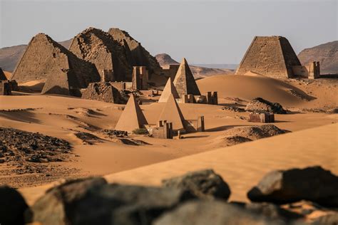 world heritage  pyramids  meroe sudan wanderlust
