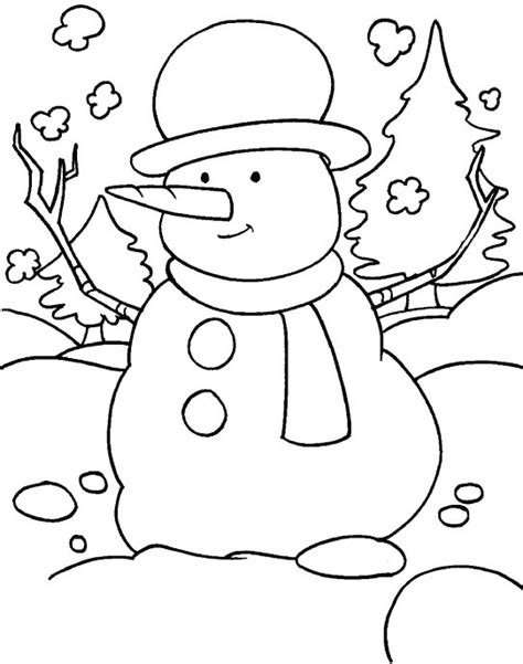 winter season coloring page   winter season coloring page