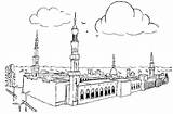 Mewarnai Palais Kakbah Islami Enfants Diamant Kleurplaat Haram Masjidil Coloriages Mecque Paud Musulman Magnifique Langit sketch template