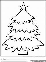 Coloring Tree Christmas Pages Kids Trees Simple Printable Sheets Drawing Template Color Year Sheet Xmas Easy Olds Pine Colouring Print sketch template