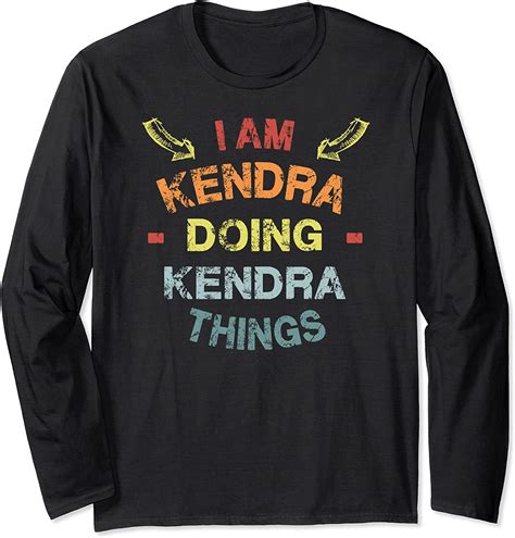 I M Kendra Doing Kendra Things Cool Funny Christmas T