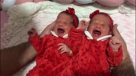 cute crying baby twins youtube