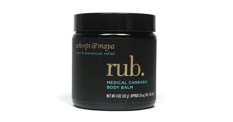 whoopi and maya s medical cannabis rub cannabis products