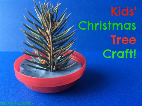 mini monets  mommies mini christmas tree kids craft
