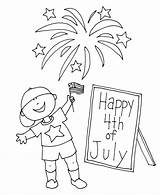 July Coloring 4th Pages Happy Color Fourth Fireworks Ecoloringpage Awesome Digi Dearie Stamps Dolls sketch template