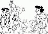 Coloring Pages Hanna Barbera Popular Printable Flintstones sketch template