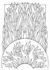 Coloring Fire Pages Mandala Edupics Adult Colouring Printable Sheets Large Visit Choose Board Palmer Dandi sketch template