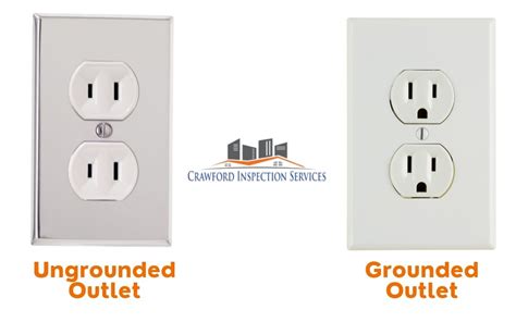 ungrounded  slot outlets crawford home inspections