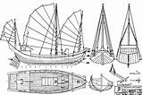 Chinese Blueprint Lighthouse Woodworking Chino Sailboat Ships Barcos Junco Barco Sailing Circumnavigate Actually sketch template