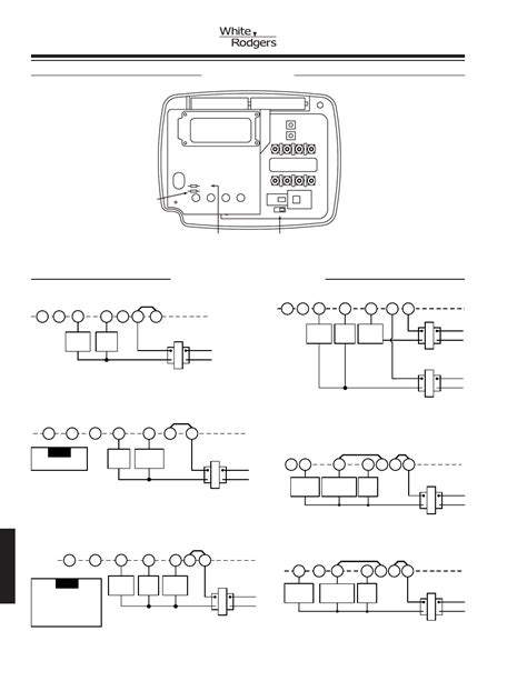 wiring diagram  white rodgers thermostat model  herbalmed