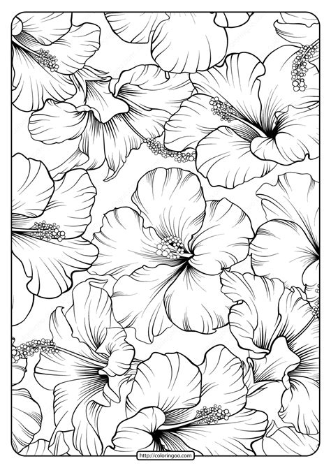 flower pattern colouring pages  flower site