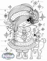 Nutcracker Magical Besties Sherri Digi Baldy Stamp Instant Gift Artist sketch template