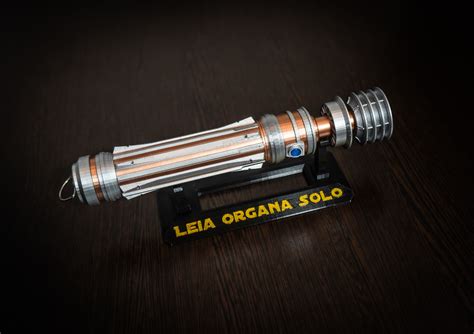 Leia Lightsaber Star Wars Ix Rise By Fan Art And