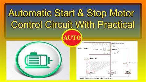 auto start stop motor automatically onoff  timer youtube