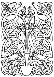 celtic coloring page home design ideas