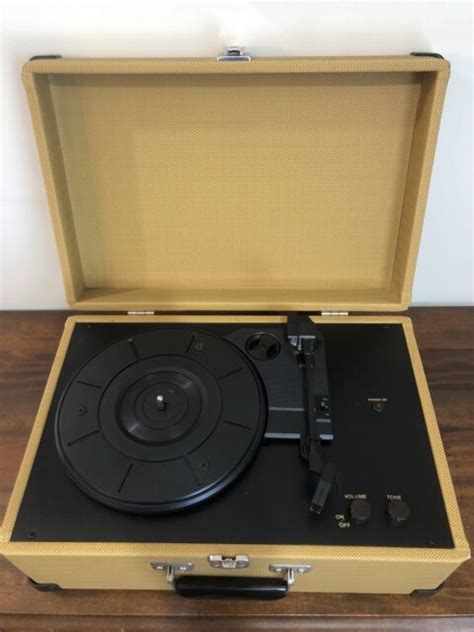 vintage crosley model cr portable record player turntable tested ebay