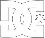 Dc Shoes Coloring Pages Logo Coloringpagesfortoddlers Shoe sketch template