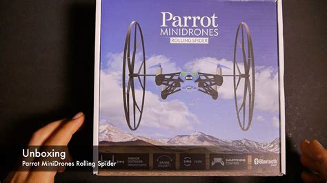 unboxing parrot mini drones rolling spider youtube