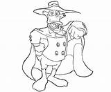 Duck Darkwing Coloring Pages Comments Random Coloringhome sketch template