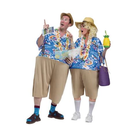 Adult Humor Unisex Couples Tacky Traveler Tourist Funny Fat Halloween