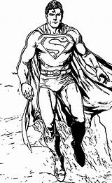 Coloring Hero Superman Super Superheroes Coming Wecoloringpage Pages Cartoon sketch template