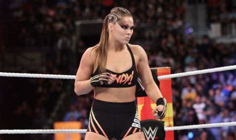 wwe news ronda rousey sends message to stephanie mcmahon after savage attack on raw wwe