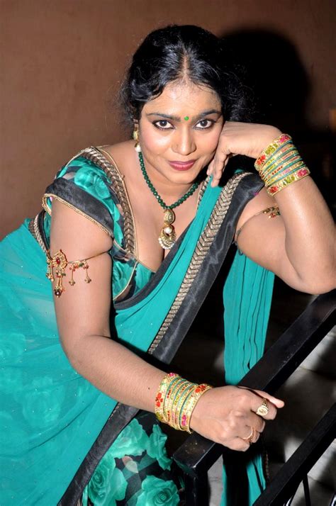 supporting actress jayavani hot stills in saree hq tollywood one blog