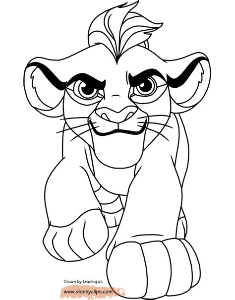 lion guard coloring pages disneyclipscom