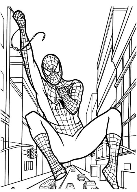 kids   spider man coloring pages