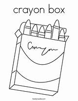 Coloring Box Crayon Crayons Print Favorites Ll sketch template