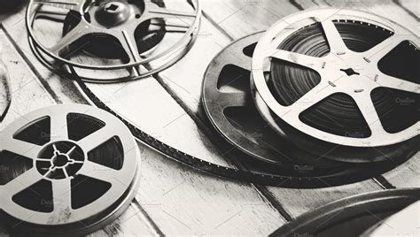retro video film rolls  action antique  cinema high