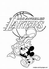 Lakers Dodgers Angeles sketch template