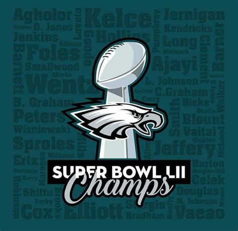 Super Bowl 52 Champions Philadelphia Eagles Philadelphia Eagles