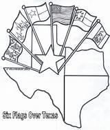 Texas Coloring Pages Color Sheets History Flags Six Over Bob Texasbob Sheet Getcolorings sketch template