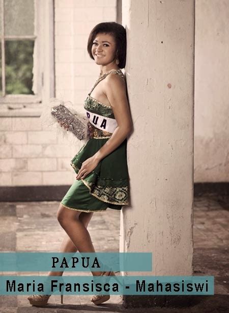 Foto Dan Gosip Artis Cantik Selebritis Maria Francisca Putri Papua 2014