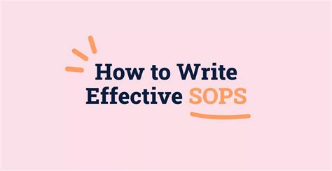 sop writing guidelines how to write effective sops whale